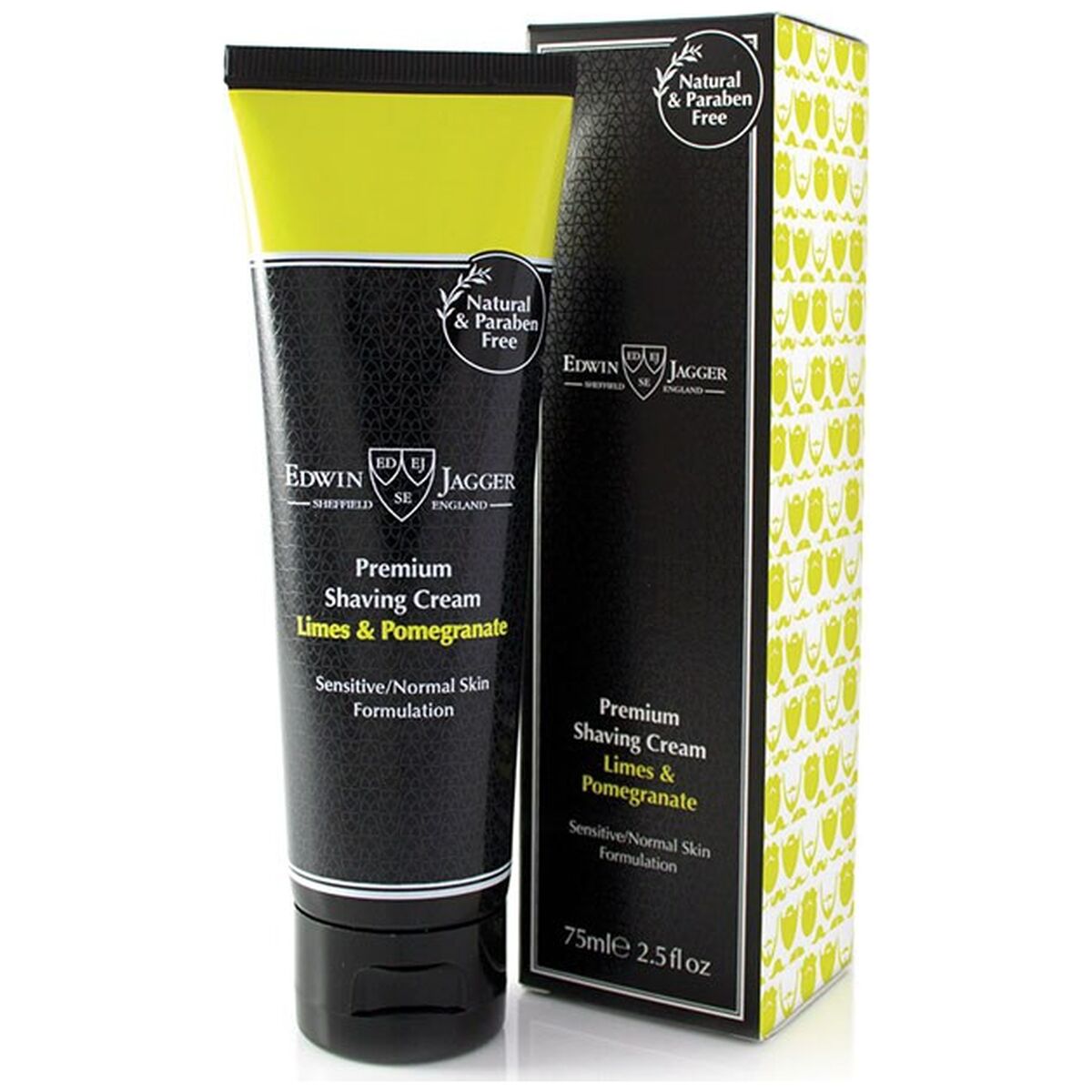 Edwin Jagger Premium Shaving Cream Limes & Pomegranate 75ml