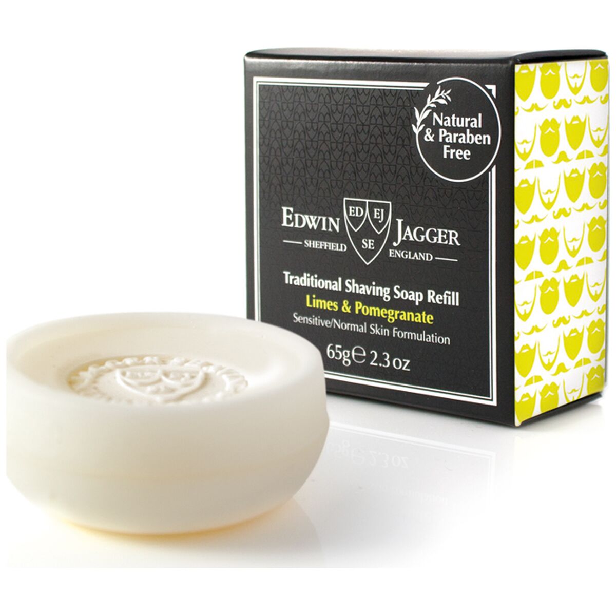 Edwin Jagger Shaving Soap Refill Limes & Pomegranate 65g