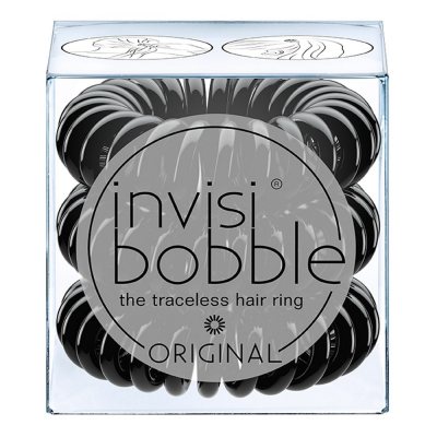 Invisi Bobble True Black Traceless Hair Rings