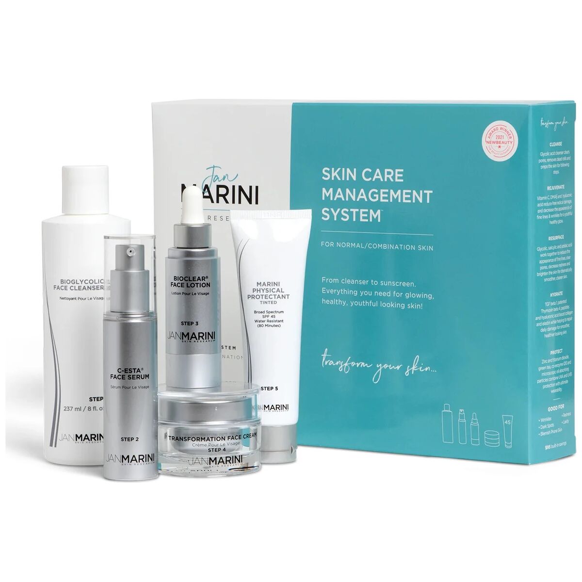 Jan Marini Skin Care Management System Spf45 Tinted For Normal/Combo Skin