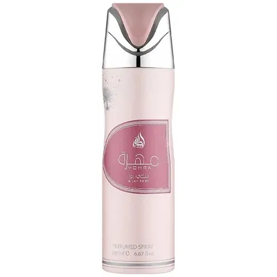 Lattafa Perfumes Mohra Silky Rose Deodorant Spray 200ml
