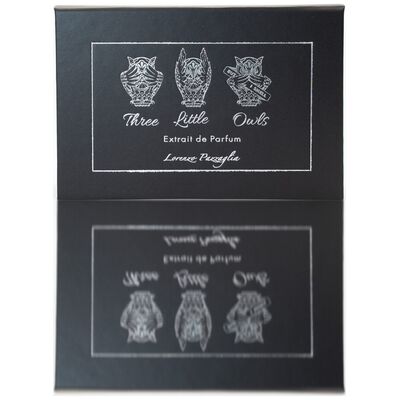 Lorenzo Pazzaglia Three Little Owls 3x3 Extrait de Parfum 28ml (Sugar Kisses, Van Extasyx, Cherry Ink)