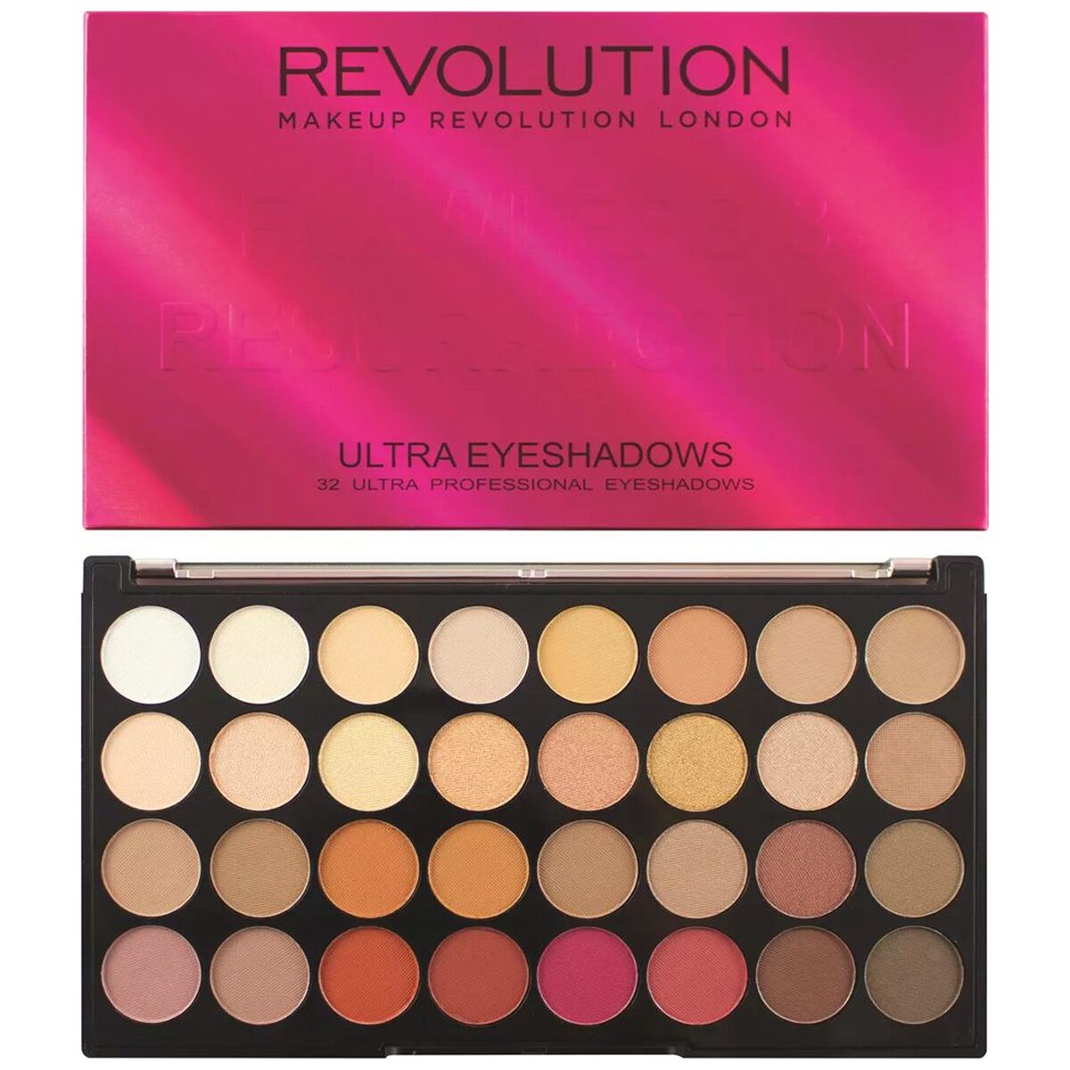 Makeup Revolution Ultra 32 Shade Eyeshadow Palette Flawless 3 Resurrection