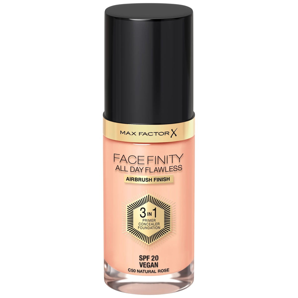 Max Factor Facefinity All Day Flawless 3 In 1 Foundation C50 Natural Rose 30ml