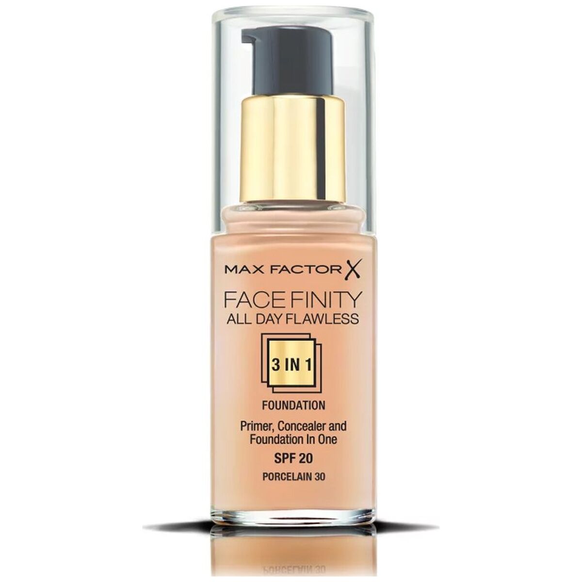 Max Factor Facefinity All Day Flawless 3 in 1 Foundation 30 Porcelain 30ml