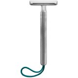 Mühle Companion Unisex Safety Razor Silver Matt Turquoise